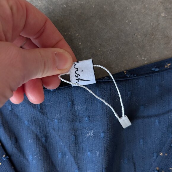 Chicwish Glory of Love Star Printed Maxi Dress in Navy NWOT size XL - Picture 8 of 10